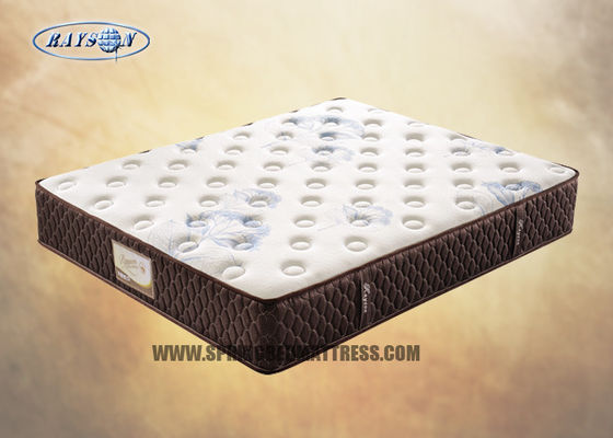 Anti - Bacterial 3 Zoned Mattress , Memory Foam Pocket Spring Mattress