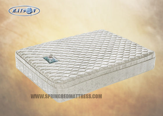 Sleep Science Natural Latex Mattress 10 Inch , Anti - Bacterial Box Coil Euro Top Mattress