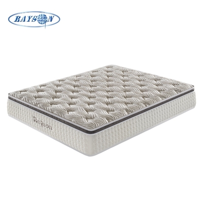 American Style Euro Top Pocket Spring Mattress Customized High Density Foam