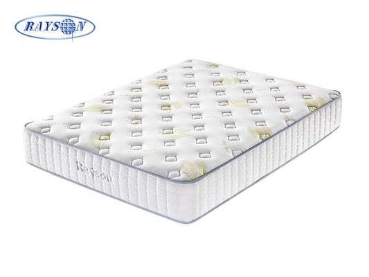 White Dual Sided Aloe Fabric Pocket Spring Bedroom Mattress