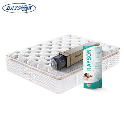 Orthopedic Pillow Top Memory Foam Pocket Spring Mattress 14 Inch Queen Size