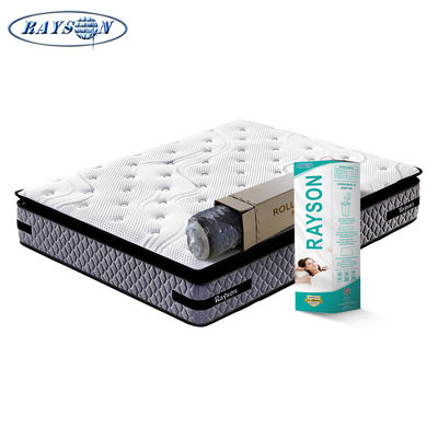 Pillow Top Memory Foam 5 Zone Pocket Spring Mattress for Home Hotel