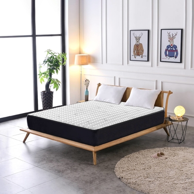 Polyester Fabric Compress Roll Up Coil bonnell Spring Bed Mattress