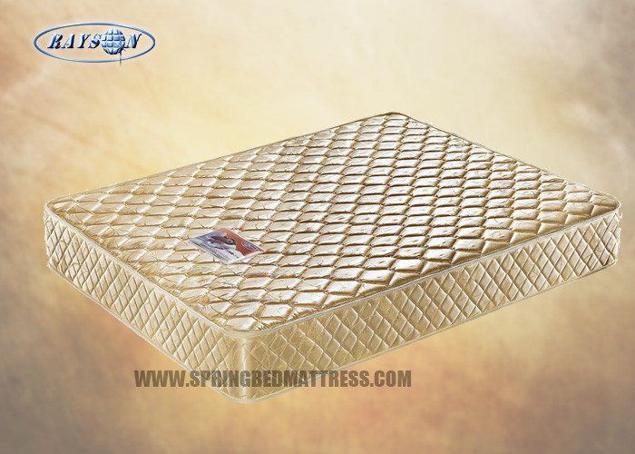 Cozy Polyester Tricot Fabric Compressed Continuous Coil Mattress With