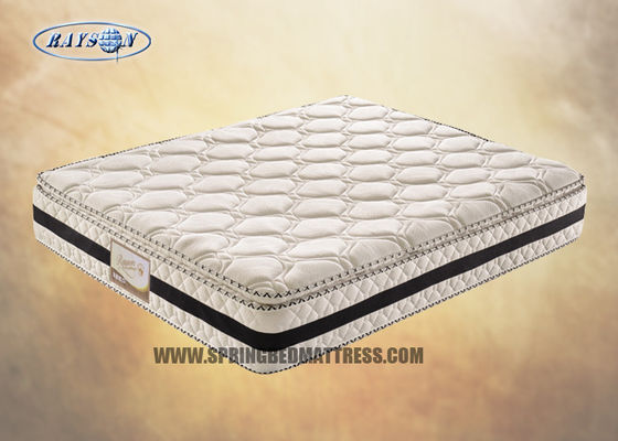 Comfortable 10 Inch Compressed Pillow Top Pocket Coil Mattress For Hotel