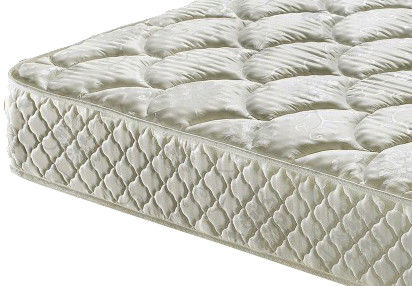 Cozy  Polyester Tricot Fabric Compressed Continuous Coil Mattress With Memory Foam