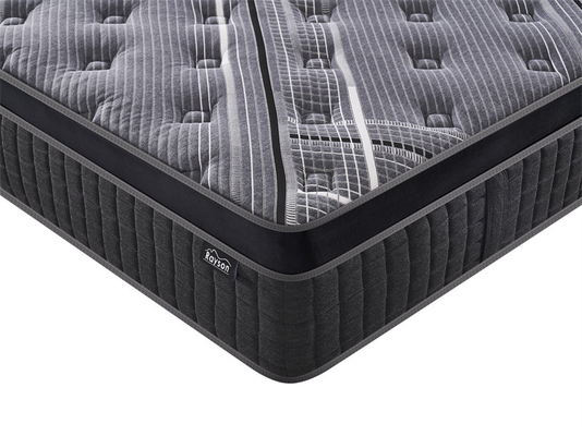 Customized Orthopedic Latex Gel Memory Foam Mattress In A Box Pocket Spring Bed For Home And Hotel Use