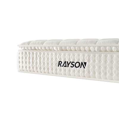 6 Star Hotel Plush Queen King Size Pocket Spring Mattress Gel Memory Latex Zoned Pocket Spring Coil Mattress