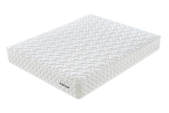 3-Star Hotel Grade Pocket Spring Mattress – White Top Fabric, Anti-Disturbance, Ergonomic Support, Customizable for Bulk Hotel Projects