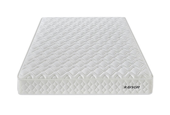 3-Star Hotel Grade Pocket Spring Mattress – White Top Fabric, Anti-Disturbance, Ergonomic Support, Customizable for Bulk Hotel Projects