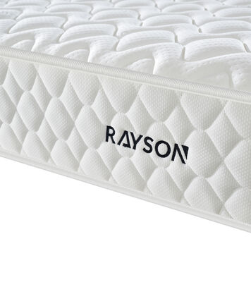 3-Star Hotel Grade Pocket Spring Mattress – White Top Fabric, Anti-Disturbance, Ergonomic Support, Customizable for Bulk Hotel Projects