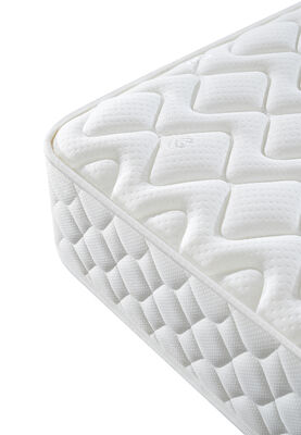 3-Star Hotel Grade Pocket Spring Mattress – White Top Fabric, Anti-Disturbance, Ergonomic Support, Customizable for Bulk Hotel Projects