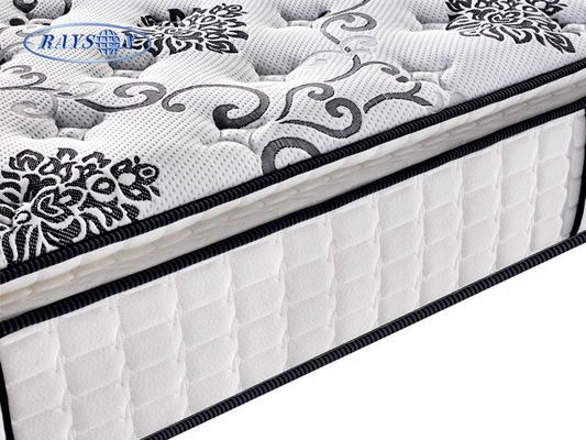 12 Inch Pillow Top Full Size Pocket Spring Mattress Fire Retardant