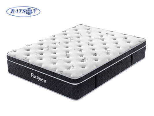 13 Inch Europe Top Black Pocket Spring Bedroom Mattress