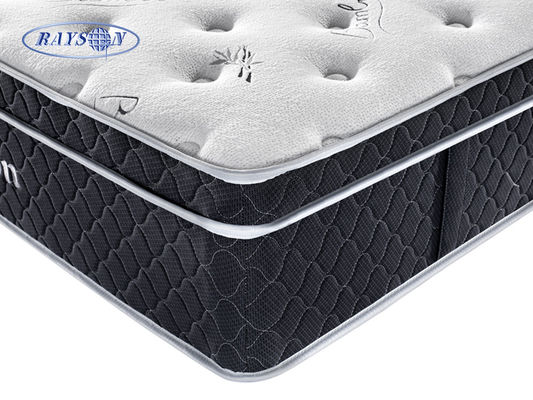 13 Inch Europe Top Black Pocket Spring Bedroom Mattress