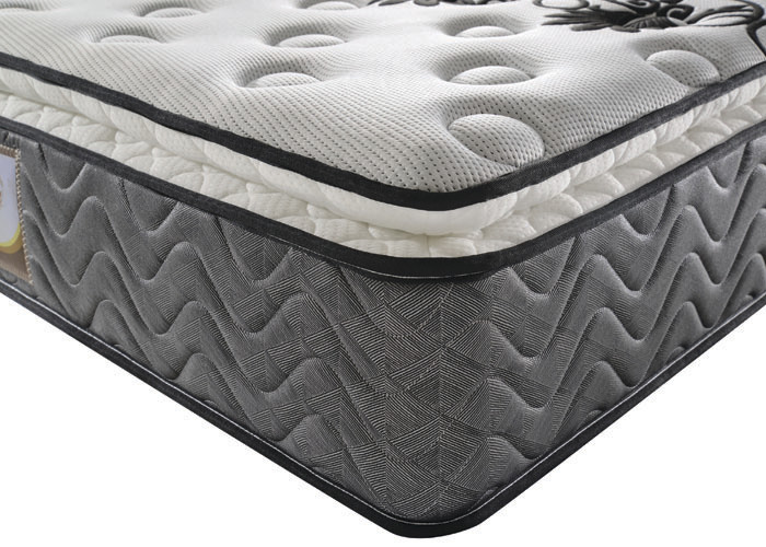 Natural Latex 3 Zoned Pocket Spring Pillow Top Mattress Toppers For