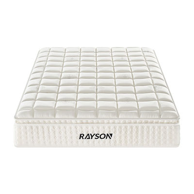 6 Star Hotel Plush Queen King Size Pocket Spring Mattress Gel Memory Latex Zoned Pocket Spring Coil Mattress