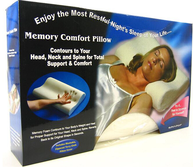 Custom Ventilated Sleep Innovations Memory Foam Pillows for Home / Hotel